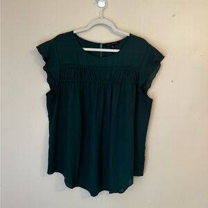 Zac & Rachel Green Flutter Sleeve Top